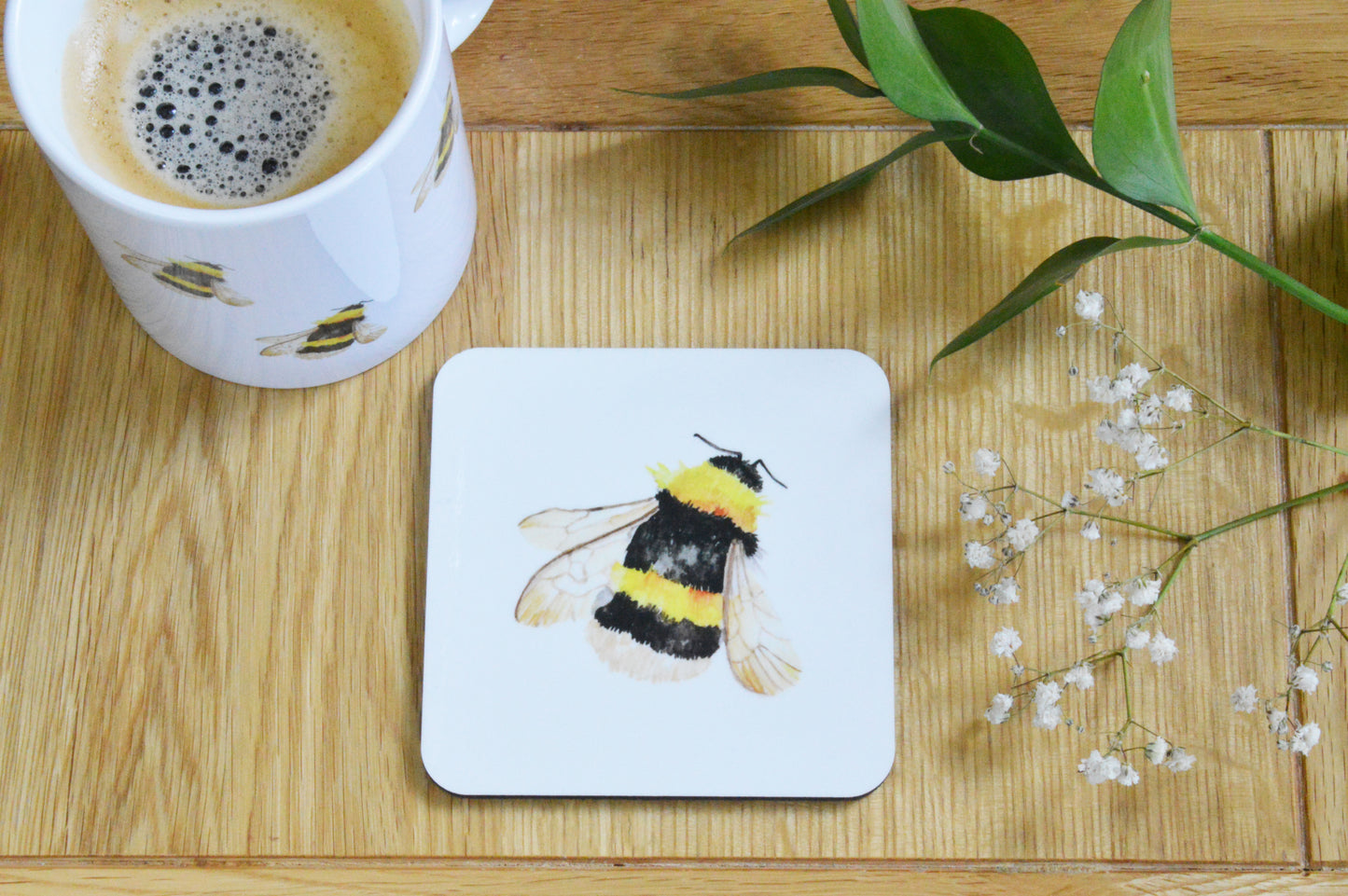 Pack of Bumble Bee Coasters