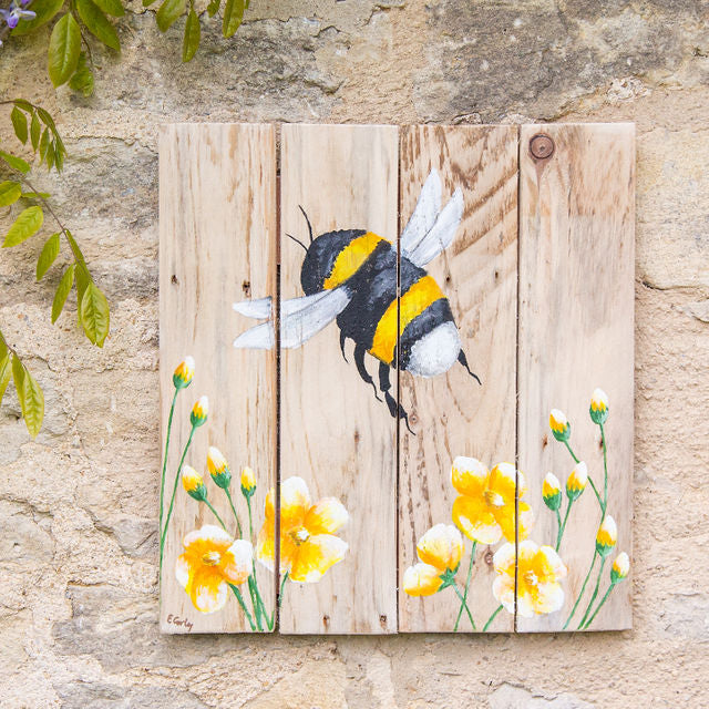Original Bee Wood Art