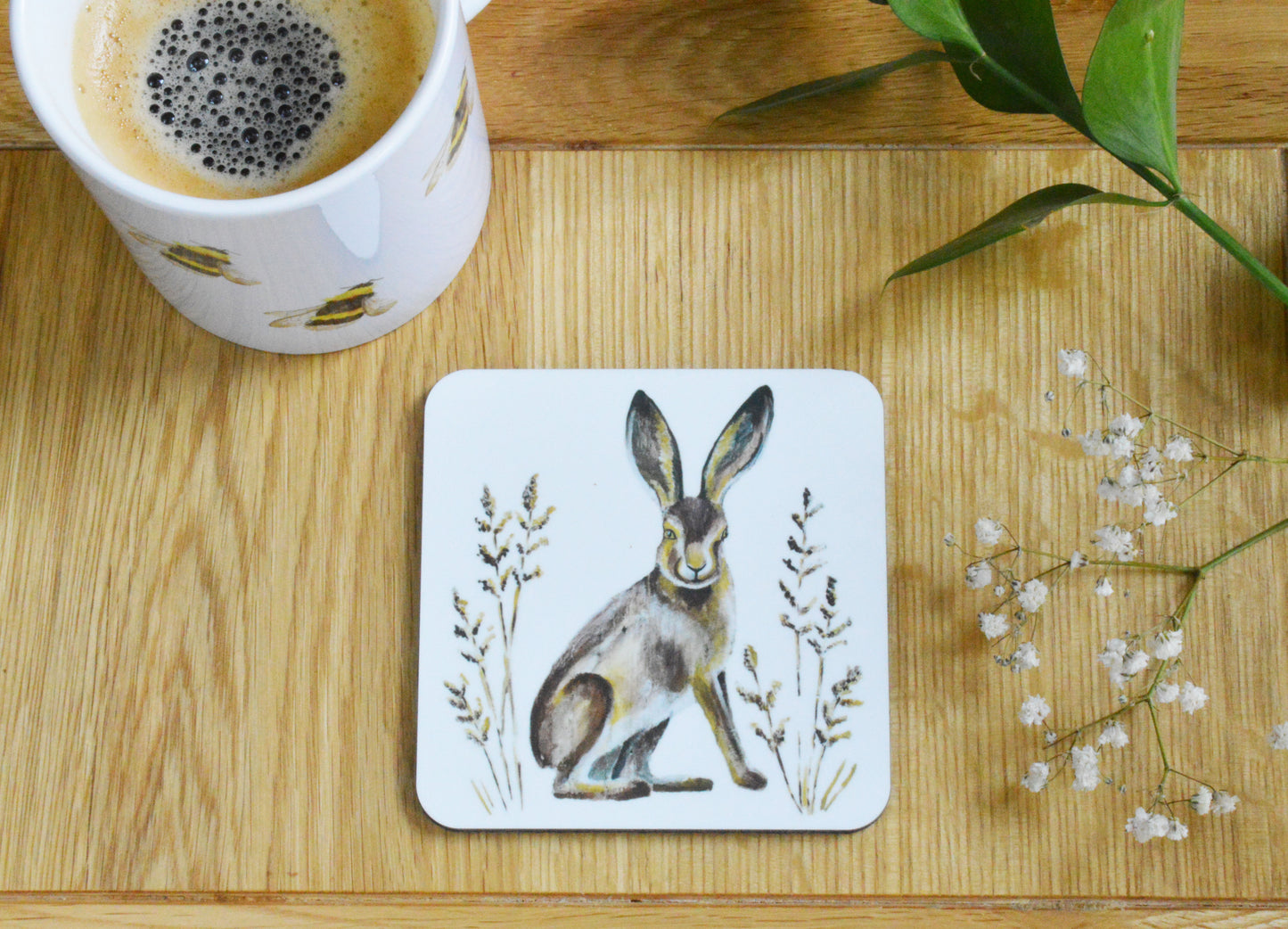 Pack of Hare Coasters