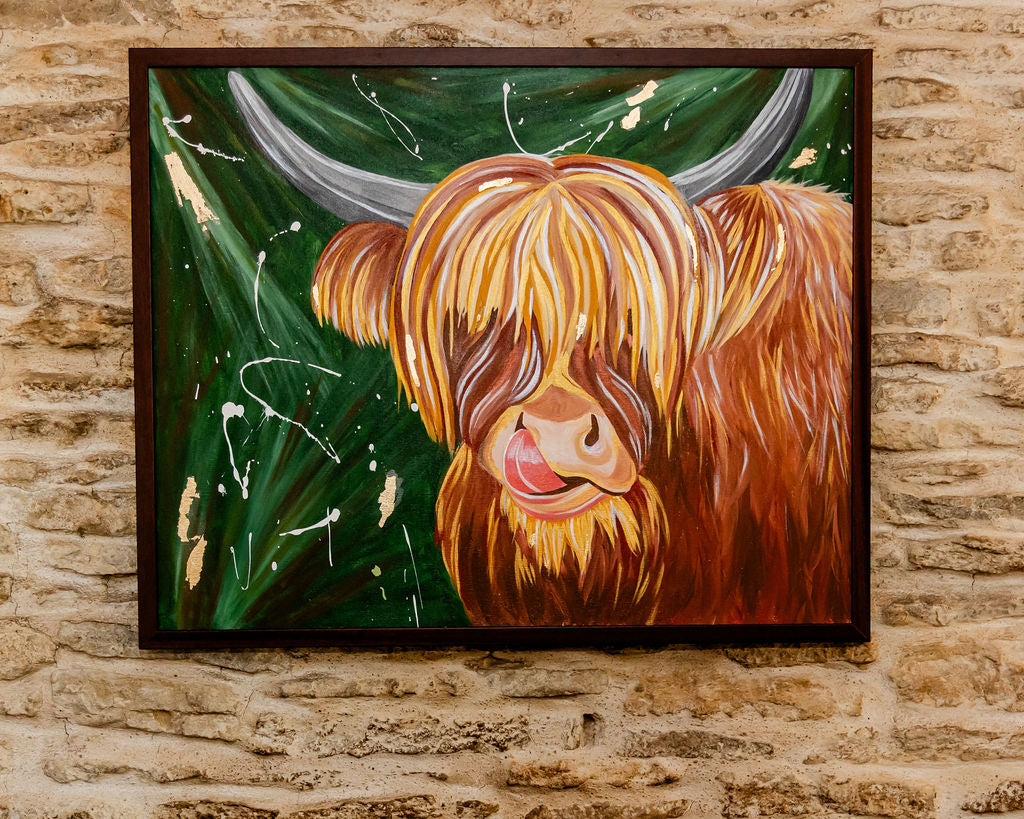 Highland Cow Greeting Card