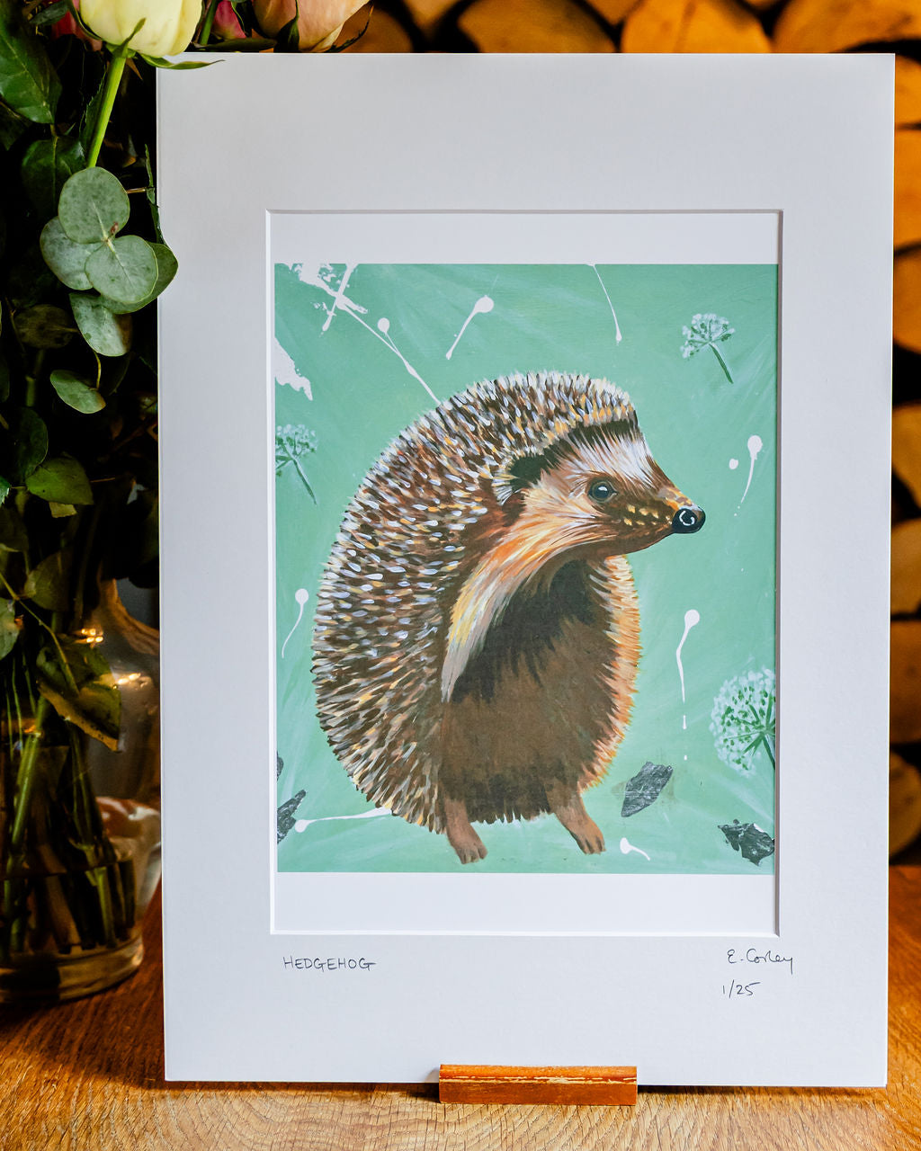 The Hedgehog Limited Edition Signed A4 Print