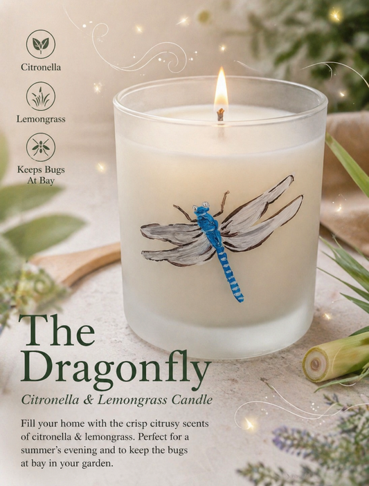 ‘The Dragonfly’ Citronella & Lemongrass Candle