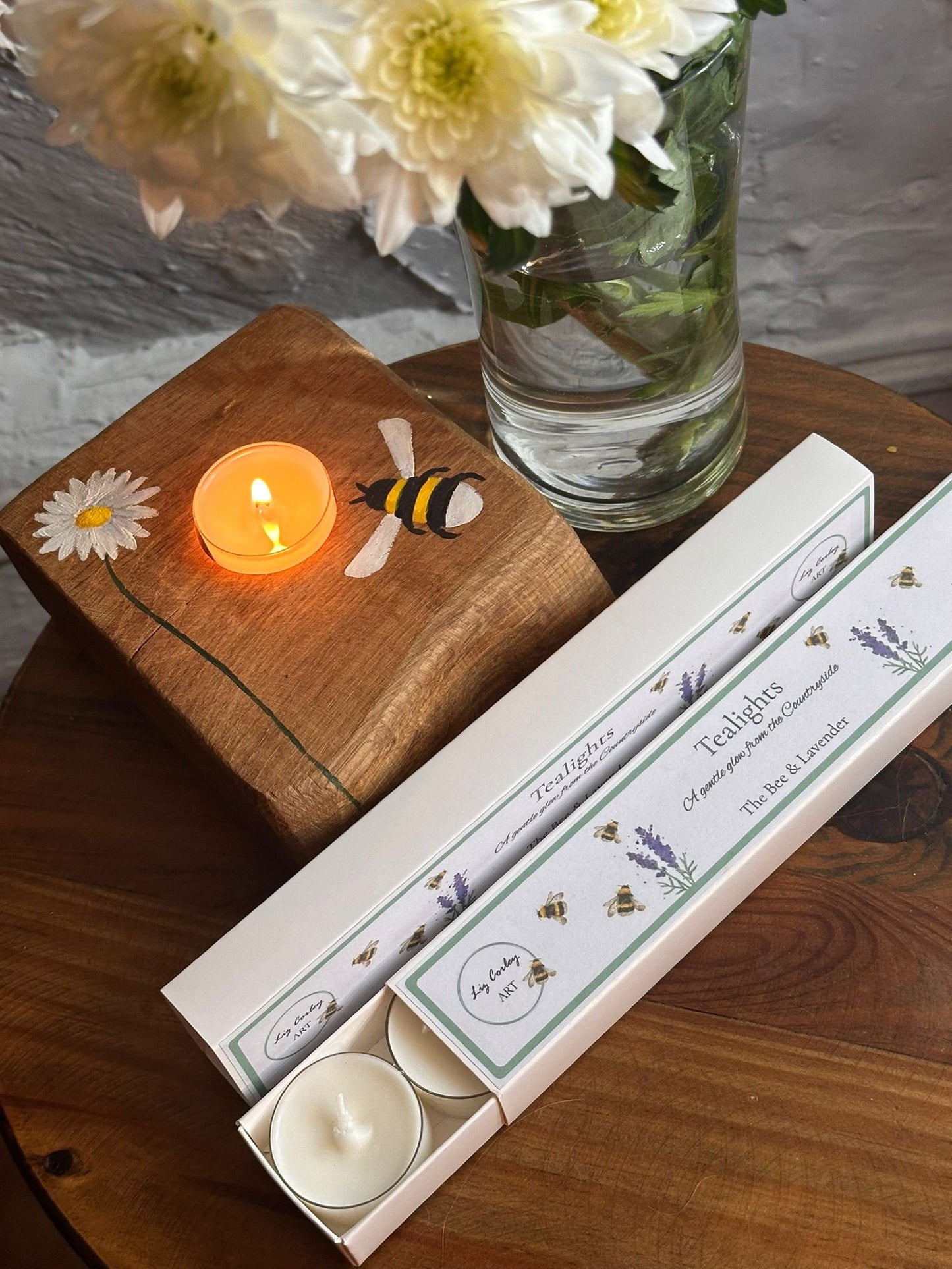 Lavender & Neroli Scented Tealights (Set of 6) | Clear Holders | Gift Boxed