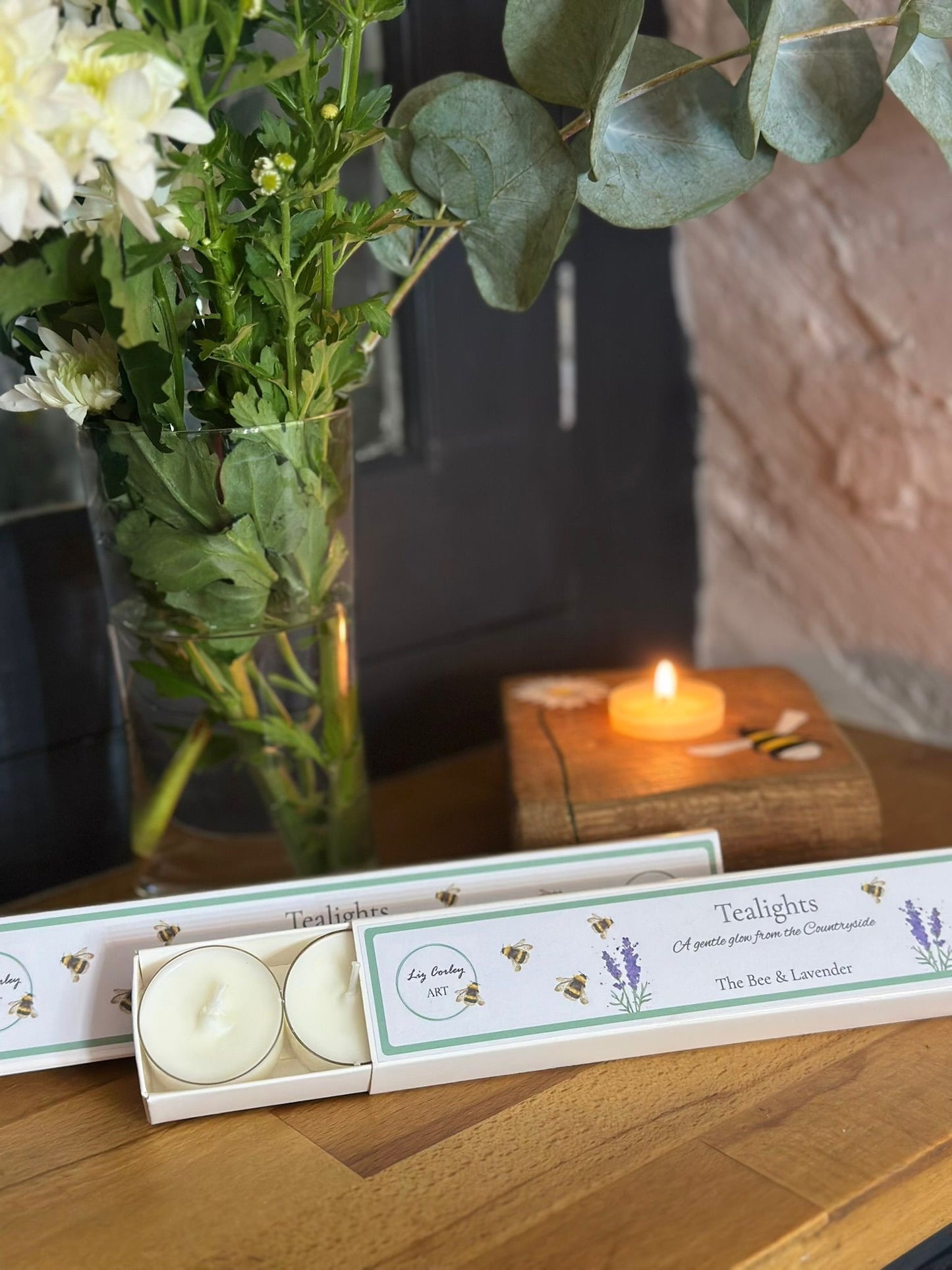 Lavender & Neroli Scented Tealights (Set of 6) | Clear Holders | Gift Boxed