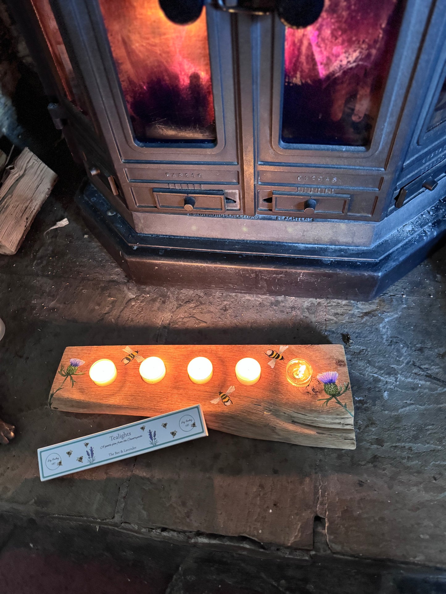 Lavender & Neroli Scented Tealights (Set of 6) | Clear Holders | Gift Boxed