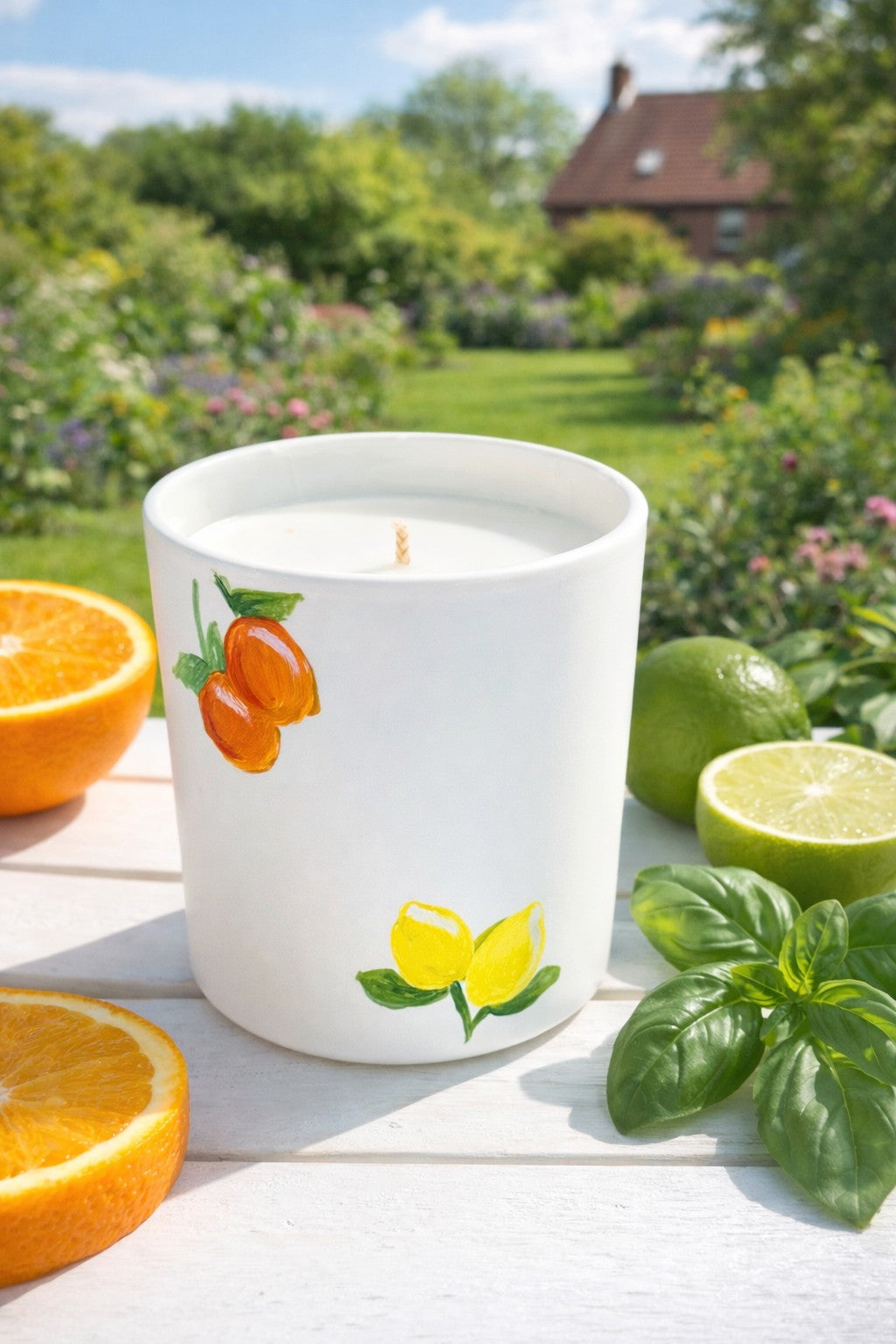 ‘The Grove’ Mandarin Lime & Basil Candle