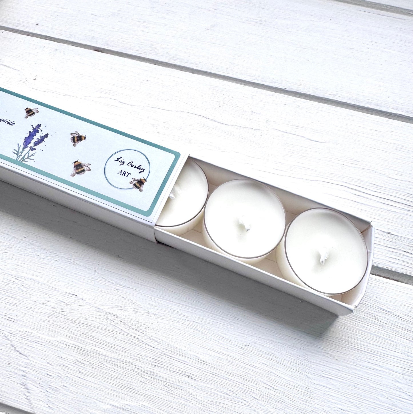 Lavender & Neroli Scented Tealights (Set of 6) | Clear Holders | Gift Boxed